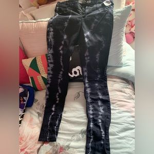 Tie dye jeggings